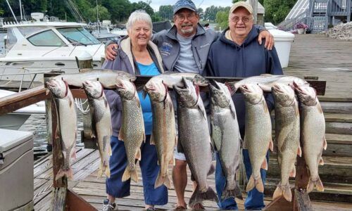 charter fishing lake michigan best times