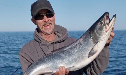 lake michigan salmon fishing